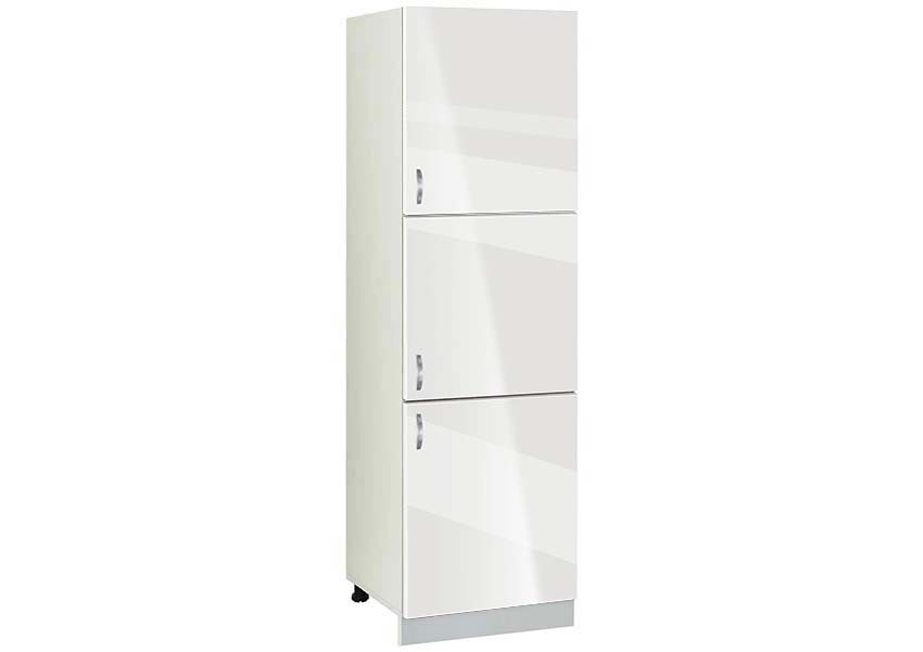 Ντουλάπι κουζίνας επιδαπέδιο 60εκ., No 603 K, 60/217/60, Genomax - Λευκό γυαλιστερό, Λευκό